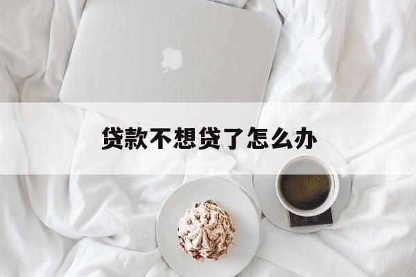 贷款不想贷了怎么办(申请贷款又不想贷了违法吗)